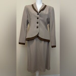 Vintage Nicole Taylor Women’s Skirt Suit, Size 8